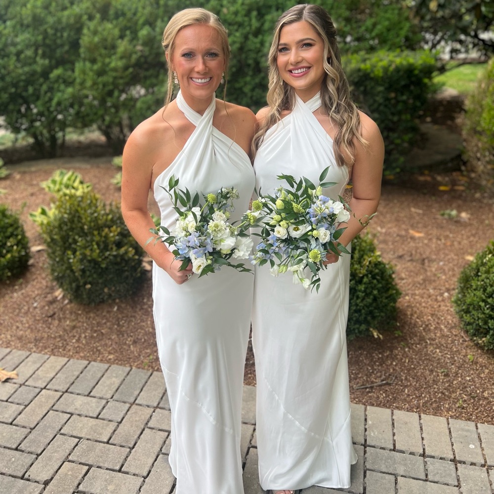 Show me your mumu white halter dress